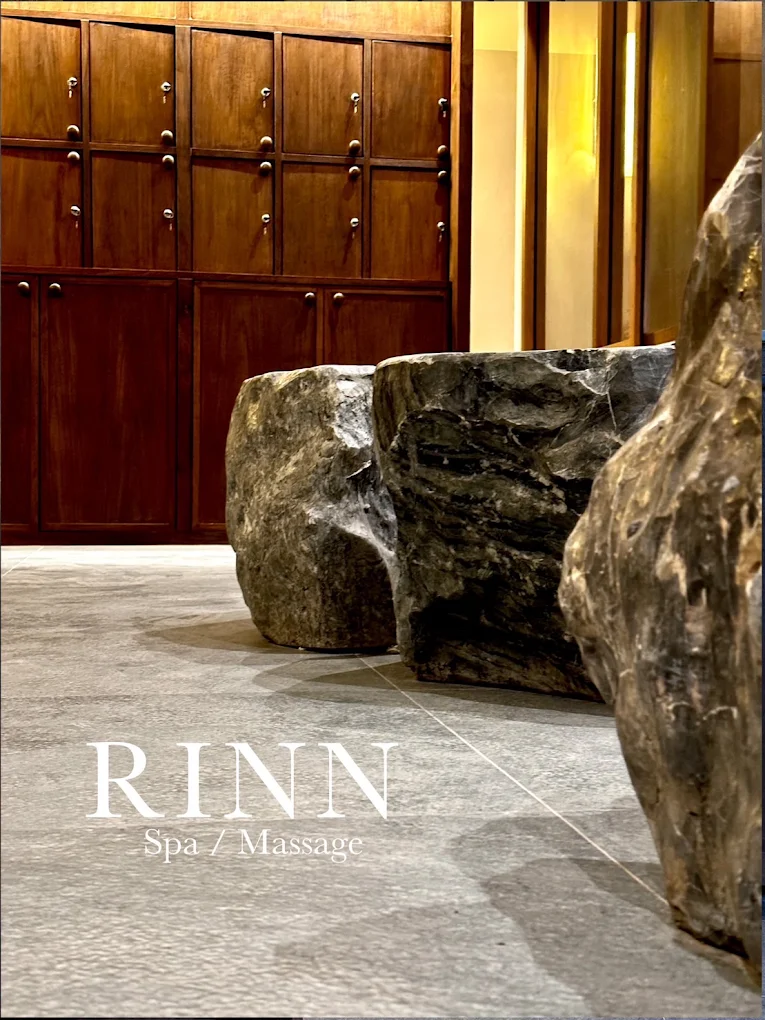 RINN Spa stone garden interior